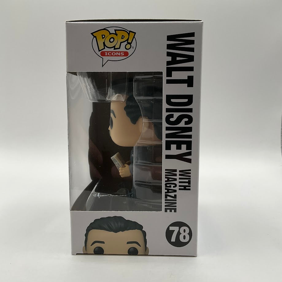 Walt Disney with Magazine Funko Pop! Disney 100 #78