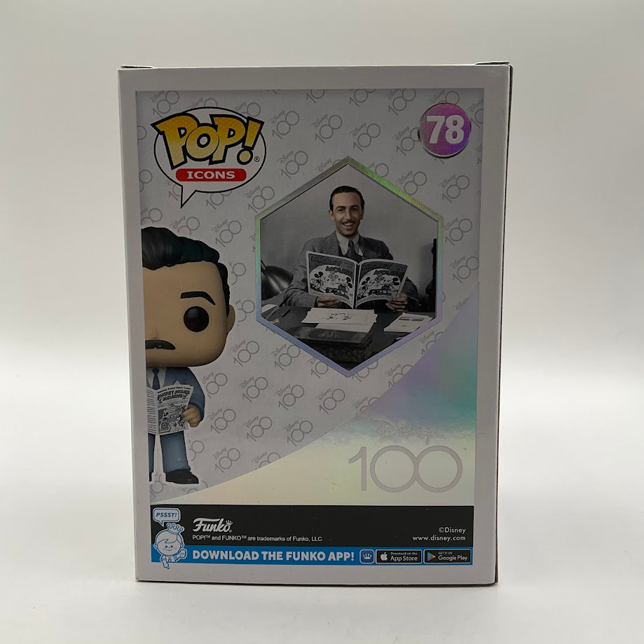 Walt Disney with Magazine Funko Pop! Disney 100 #78