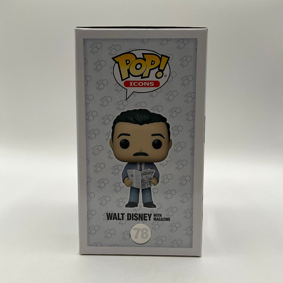 Walt Disney with Magazine Funko Pop! Disney 100 #78