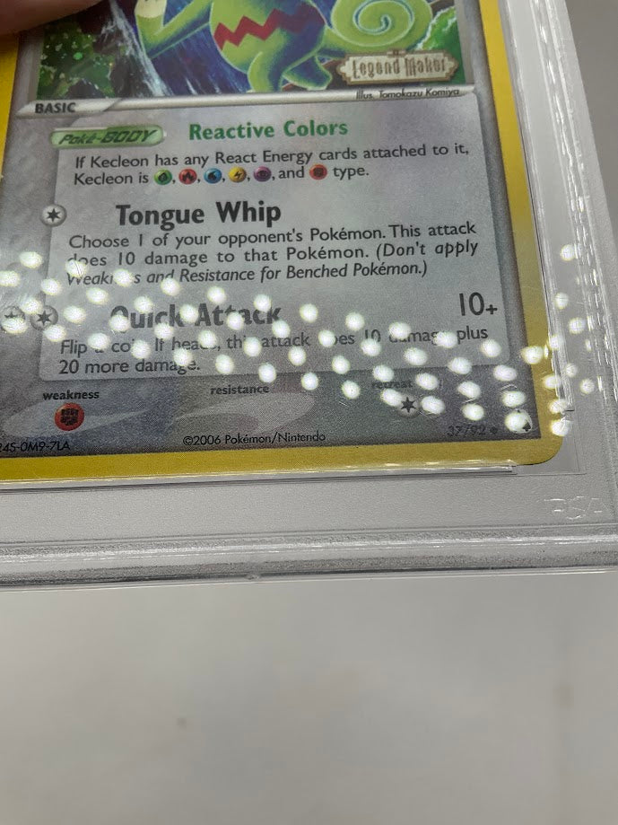Kecleon Pokemon Legend Maker Reverse Foil #37 PSA 9