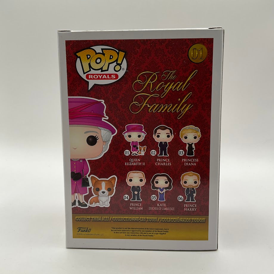 Queen Elizabeth II (Pink) Funko Pop! Royals #01