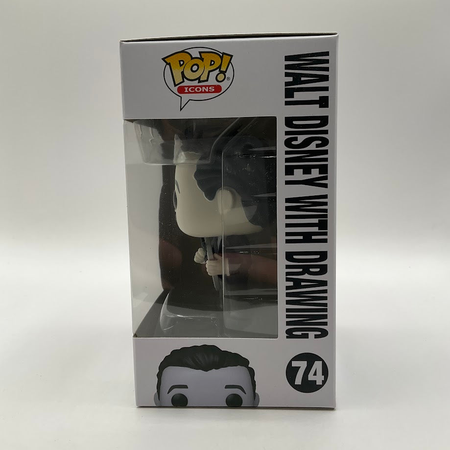 Walt Disney with Drawing Funko Pop! Disney 100 #74