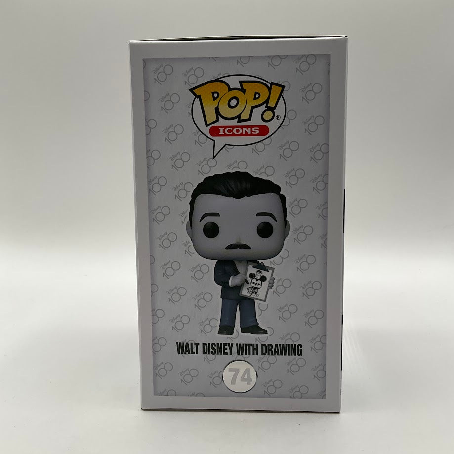 Walt Disney with Drawing Funko Pop! Disney 100 #74