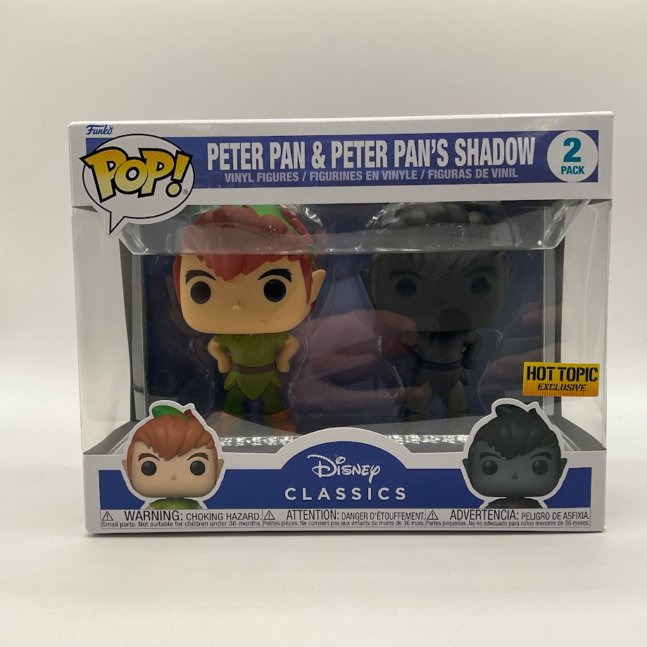 Peter Pan & Peter Pan's Shadow Funko Pop! Disney Classics 2 Pack Hot Topic