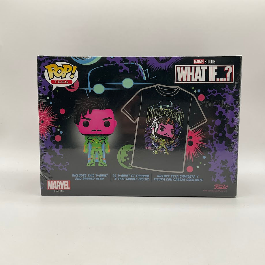 Infinity Killmonger Funko Pop! & Tee What If...? Target Exclusive Size XL