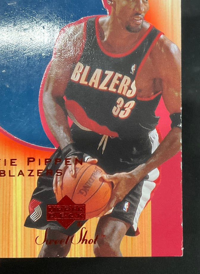 Scottie Pippen 2001-02 Upper Deck Sweet Shot Hot Spot Floor Relic #SP-F