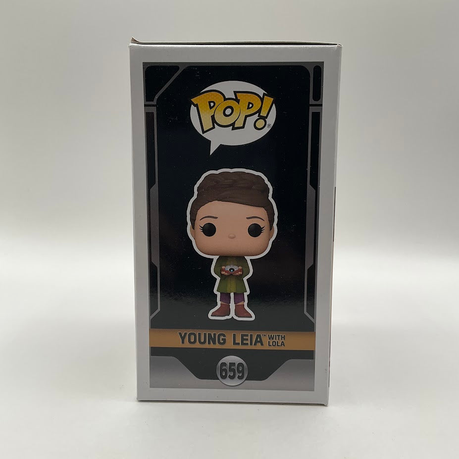 Young Leia with Lola Funko Pop! Star Wars #659 2023 Summer Convention
