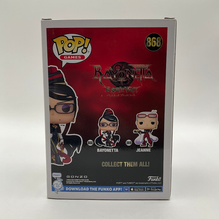 Bayonetta Funko Pop! Bayonetta Bloody Fate #868 GameStop Exclusive