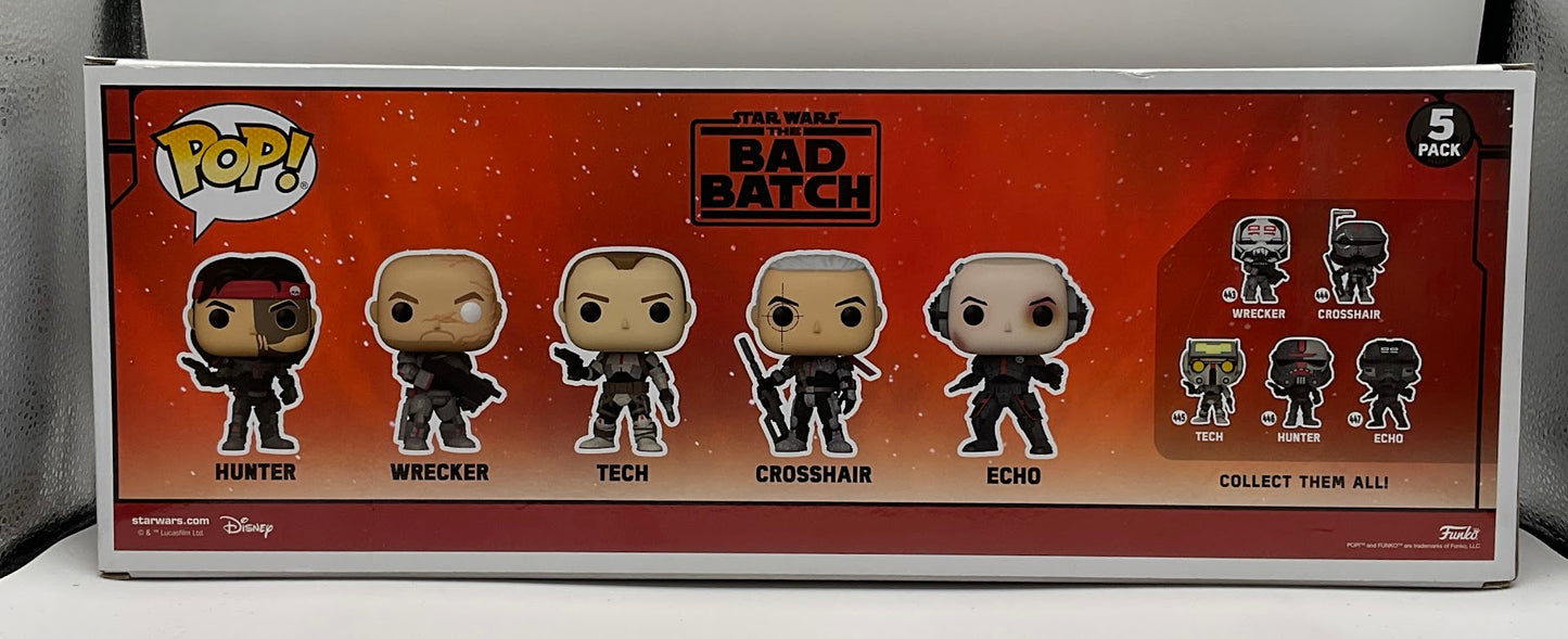 Hunter Wrecker Tech Crosshair Echo Funko Pop! Star Wars 5 Pack GameStop
