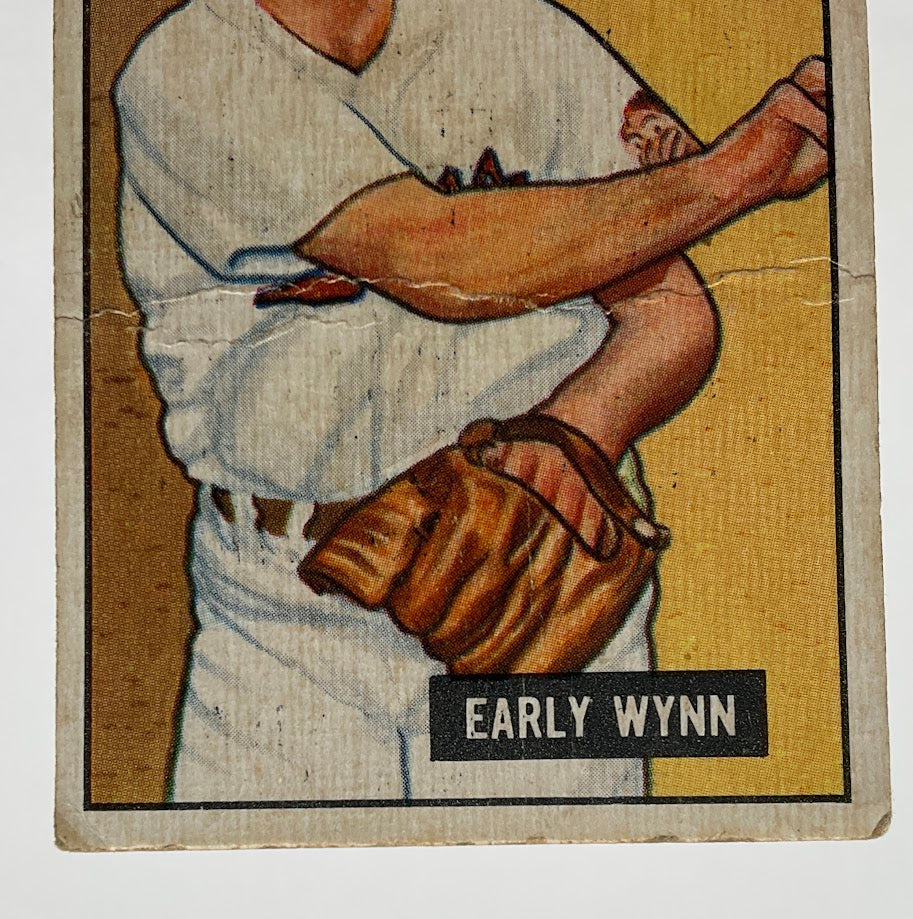 Early Wynn 1951 Bowman #78 Cleveland Indians GD