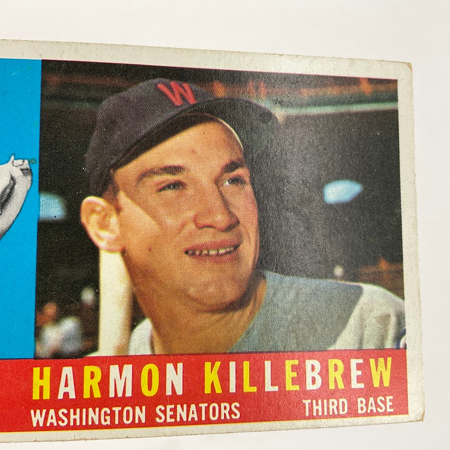 Harmon Killebrew 1960 Topps #210 Washington Senators VG