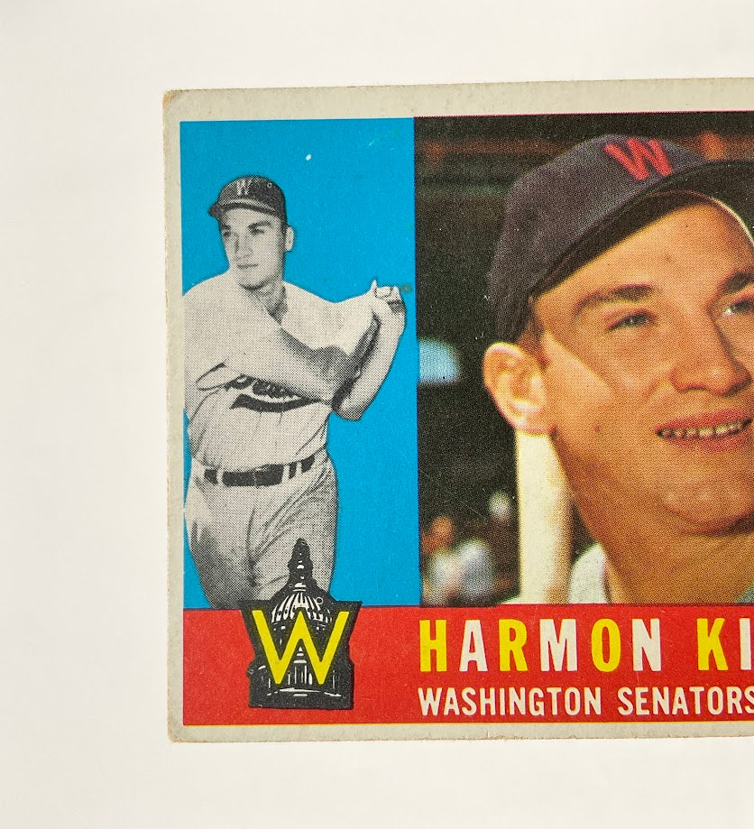 Harmon Killebrew 1960 Topps #210 Washington Senators VG