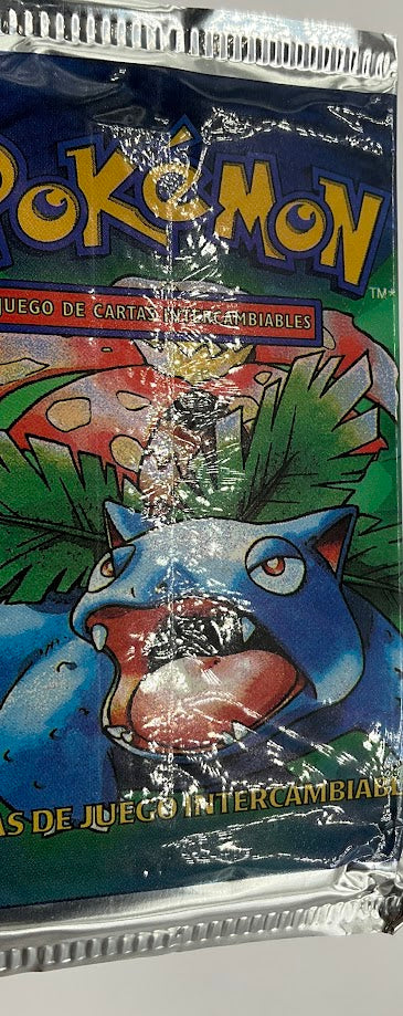 Pokemon Base Set Unlimited Spanish Booster Pack Venusaur