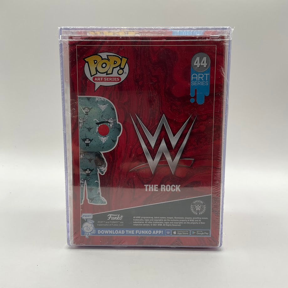 The Rock Funko Pop! WWE #44 Art Series Walmart Exclusive