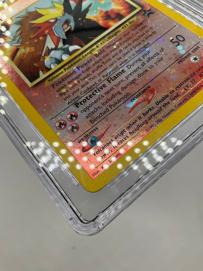 Entei Pokemon Spell of the Unown Reverse Holo #34 CGC 9