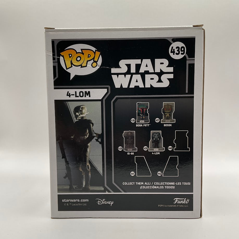 4-Lom Funko Pop! Star Wars Bounty Hunters Collection #439 GameStop