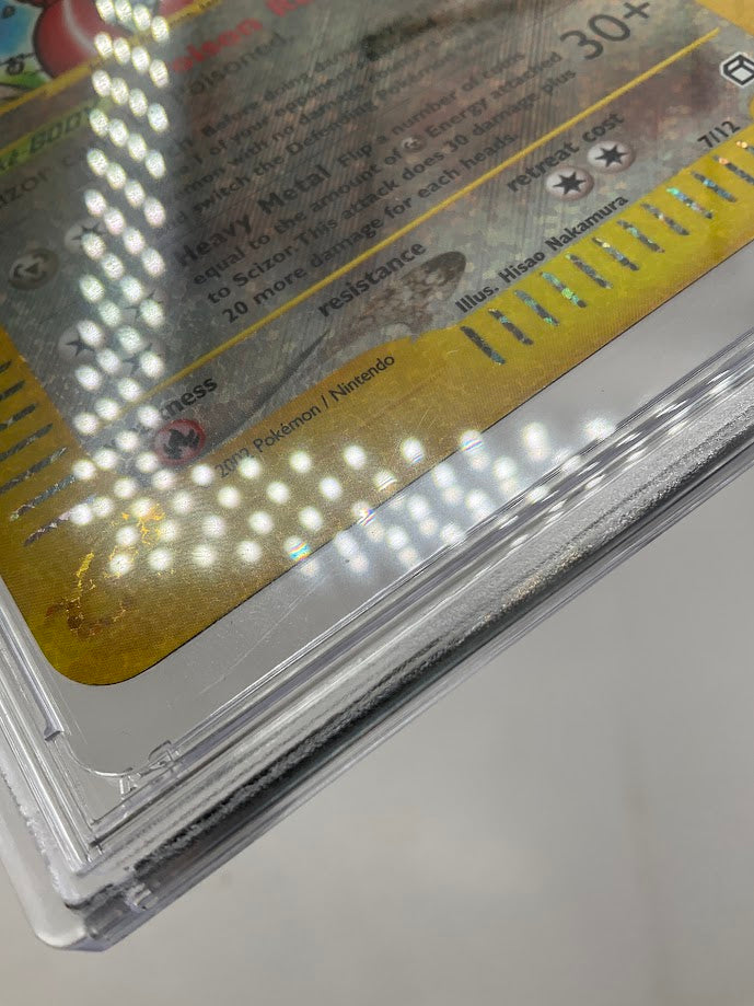 Scizor Pokemon Aquapolis Oversized Box Topper #7 PSA 8