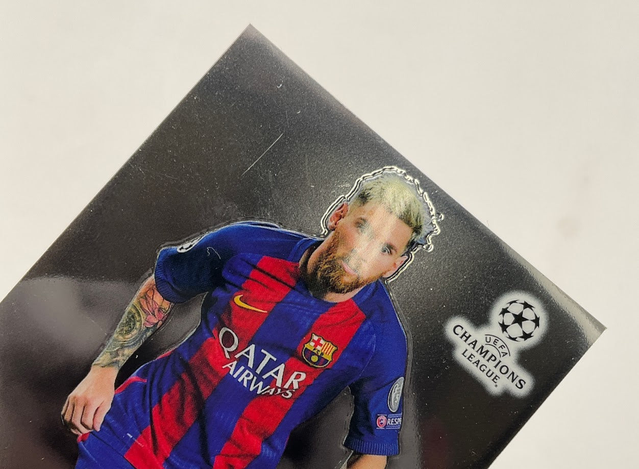 Lionel Messi 2017-18 Topps Chrome UEFA Champions League Promo Sample #LG-LM #2