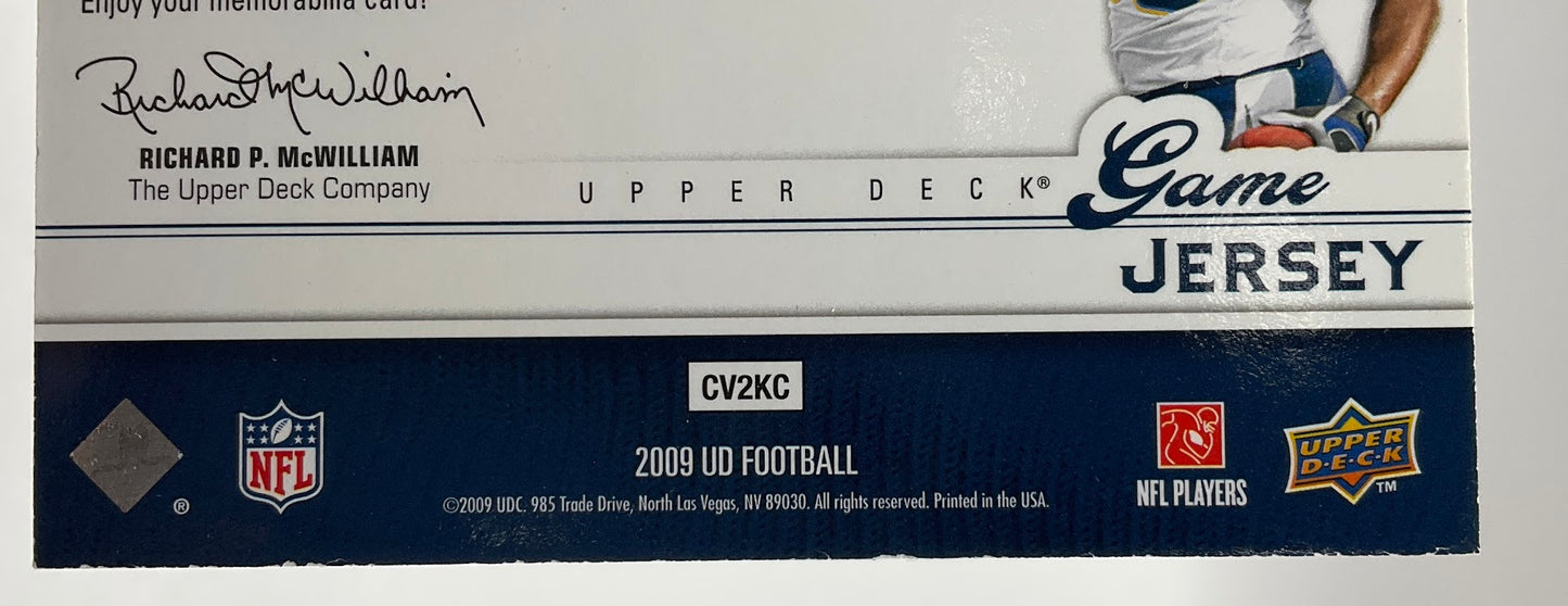 Antonio Gates 2009 Upper Deck Game Jersey Swatch #GJ-AG