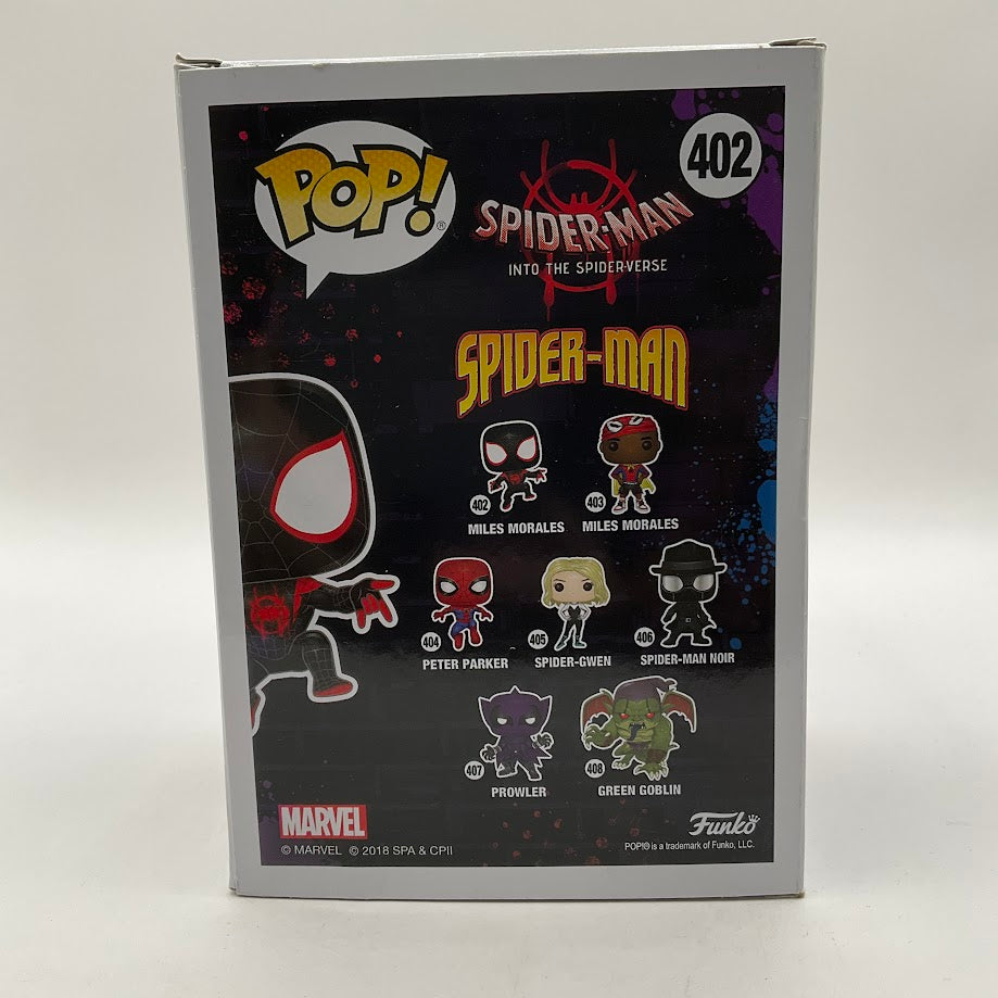 Miles Morales Funko Pop! Spider-Man Into the Spider-Verse #402
