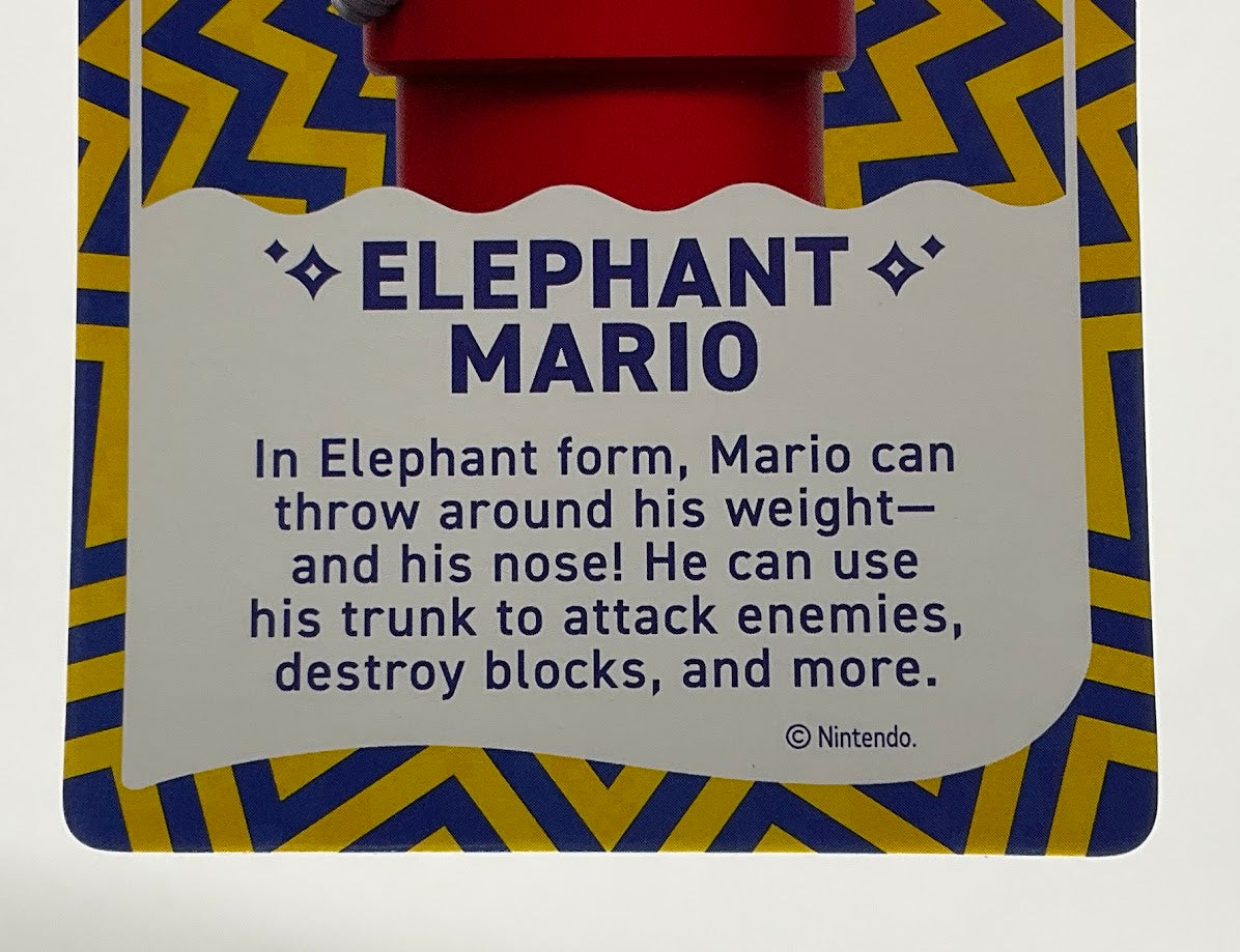 Elephant Mario 2023 Nintendo Super Mario Bros Wonder 0997/1000