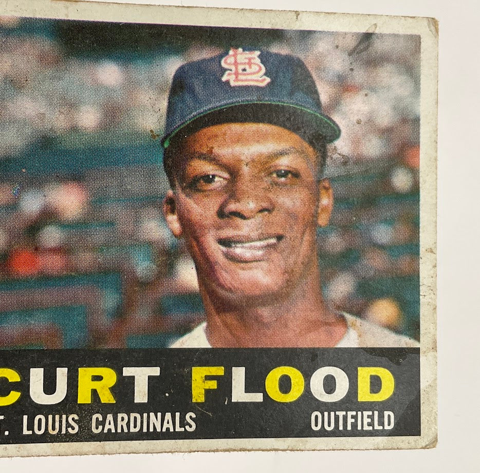 Curt Flood 1960 Topps #275 St. Louis Cardinals GD
