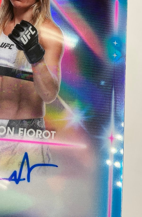 Manon Fiorot 2025 Topps Midnight Glimmer Graphs Auto #GRG-MF