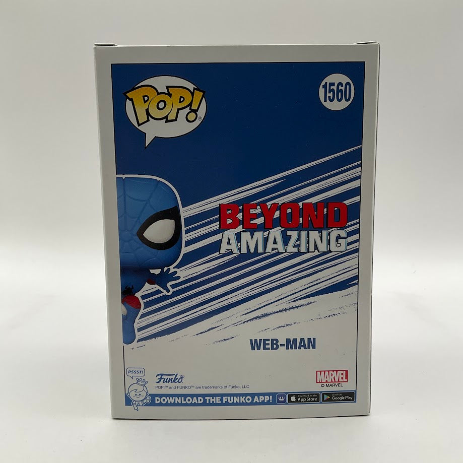 Web-Man Funko Pop! Marvel #1560 Entertainment Earth Exclusive