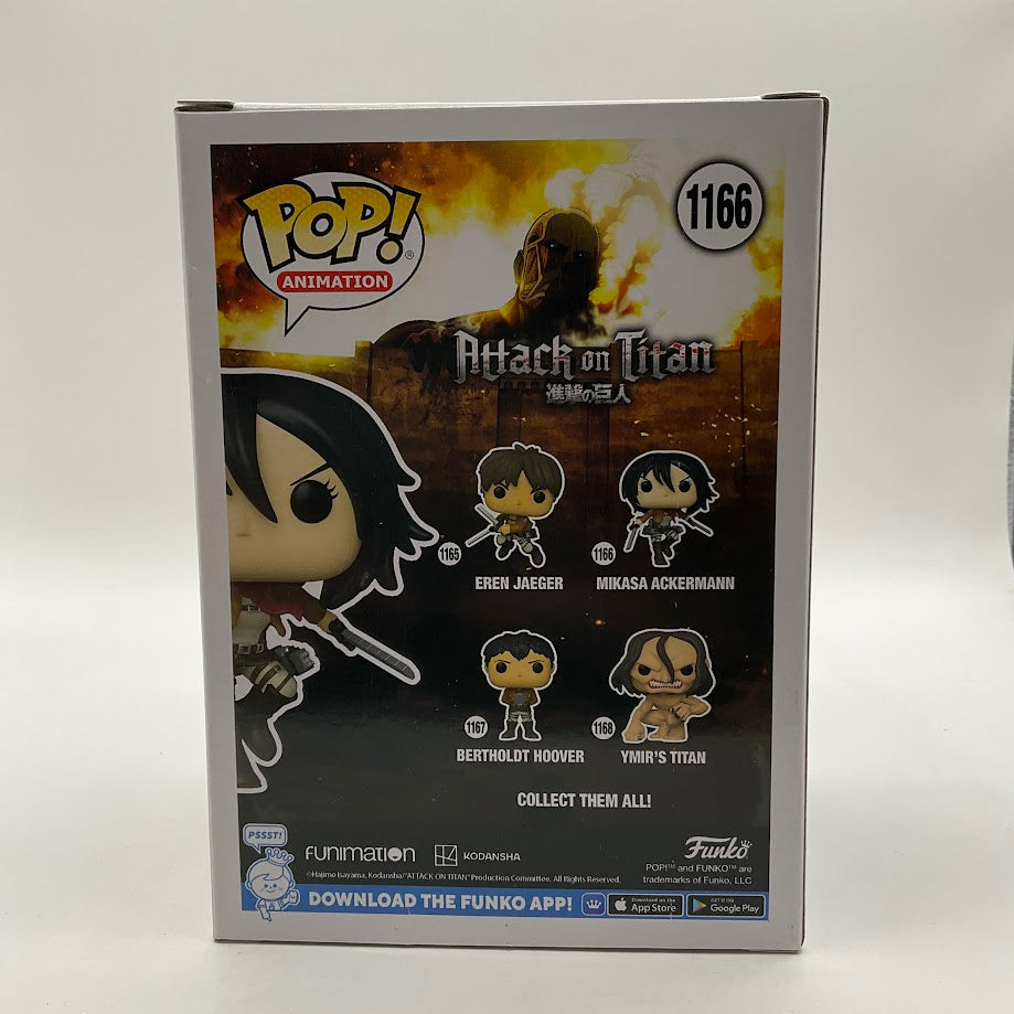 Mikasa Ackermann Funko Pop! Attack on Titan #1166 - Collector Store LLC
