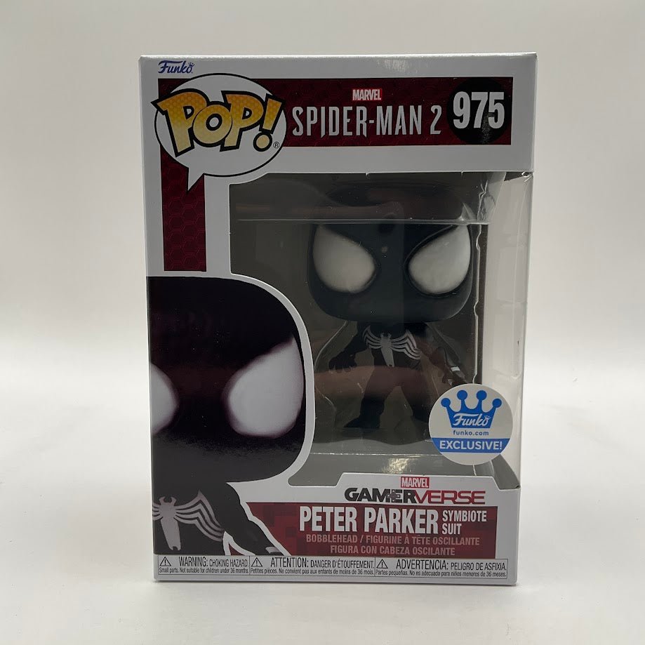 Peter Parker Symbiote Suit Funko Pop! Spider-Man 2 #975 Funko Exclusive