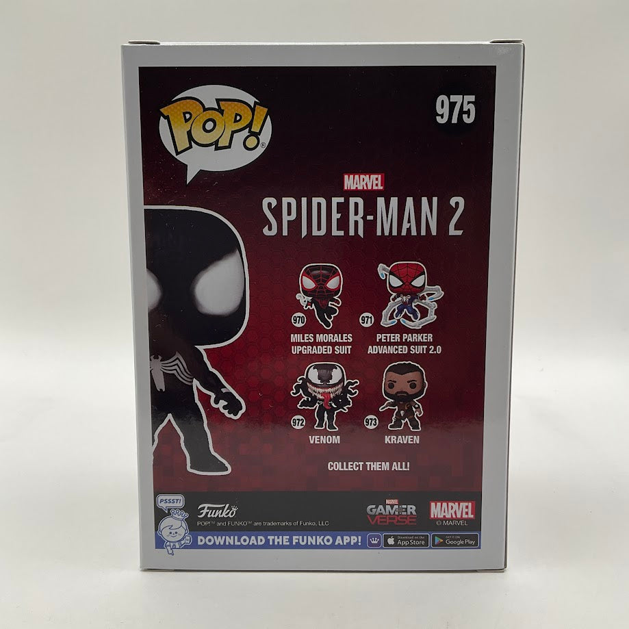 Peter Parker Symbiote Suit Funko Pop! Spider-Man 2 #975 Funko Exclusive