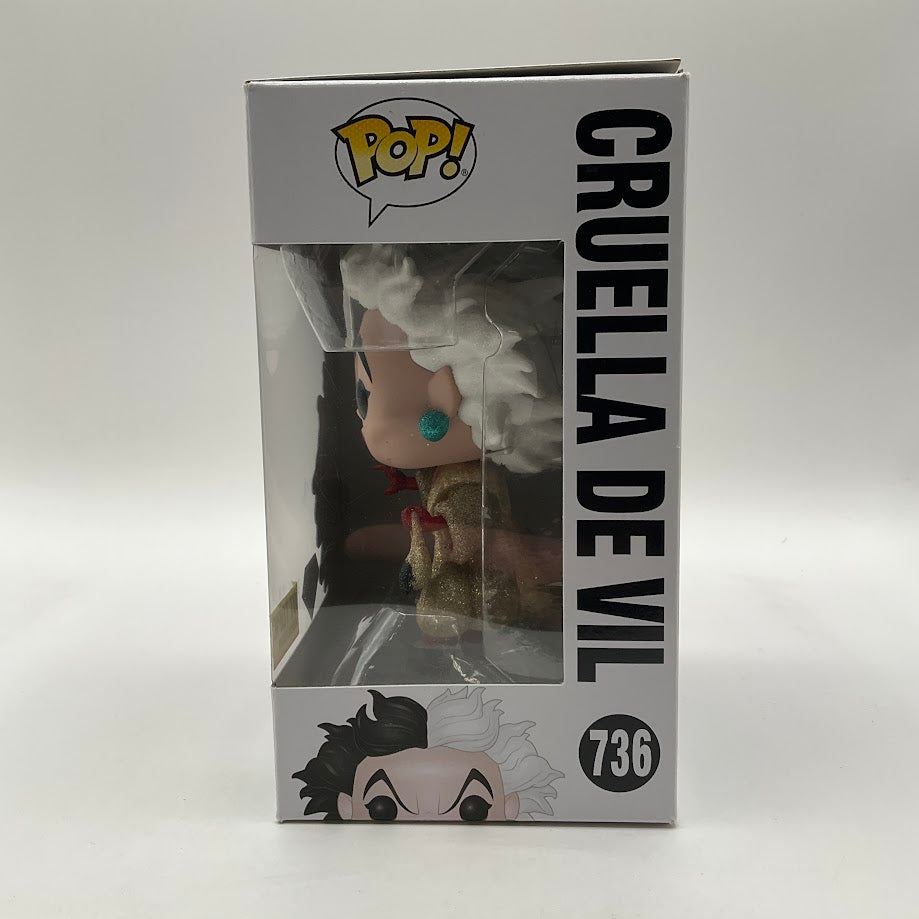 Cruella De Vil Funko Pop! Disney Villains #736 Diamond Collection Hot Topic