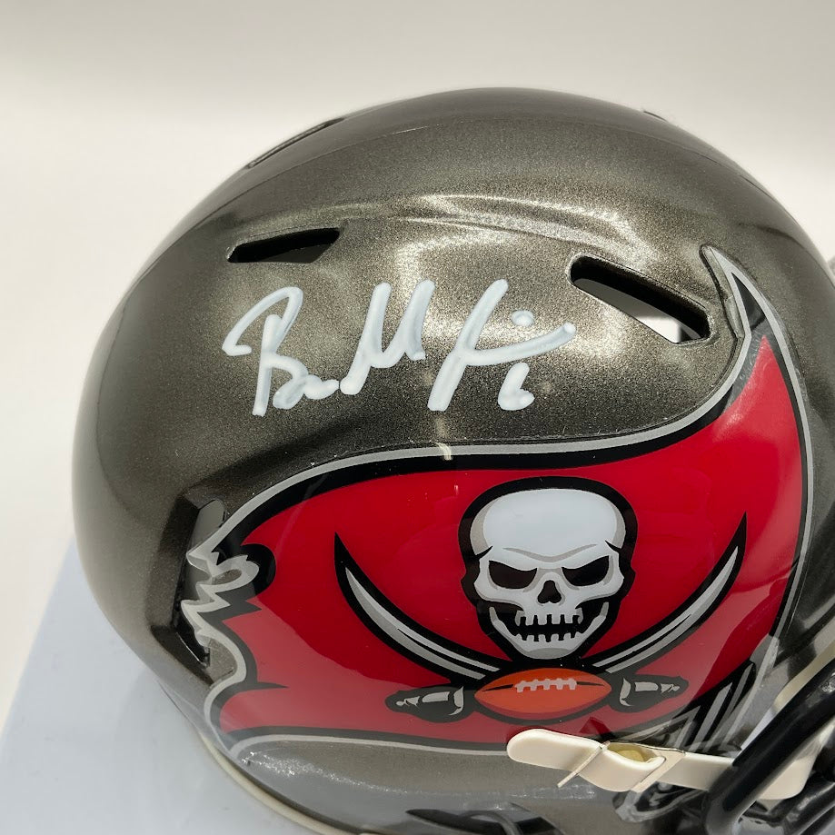 Baker Mayfield Underwraps Signed Tampa Bay Buccaneers Mini Helmet Fanatics COA