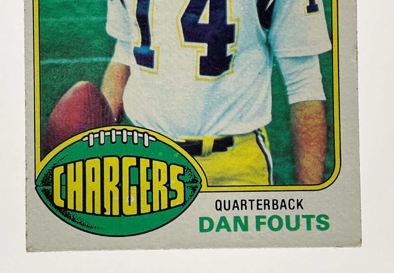 Dan Fouts 1976 Topps #128 San Diego Chargers VG
