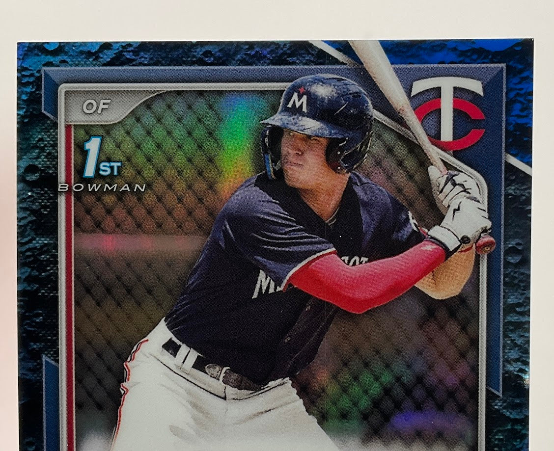 Walker Jenkins 2024 Bowman Chrome Blue Lunar Refractor Auto 016/150 #CPA-WJ