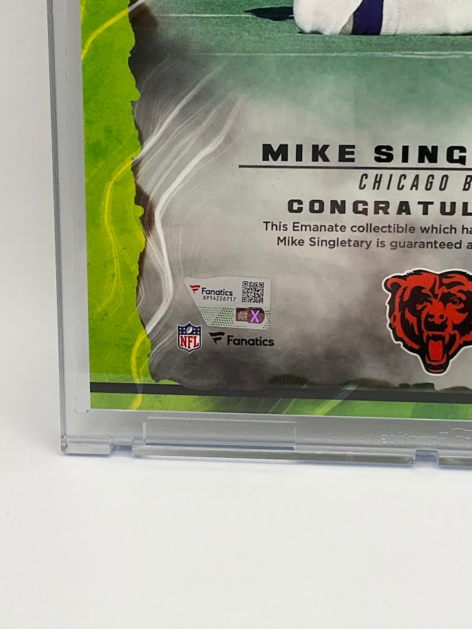 Mike Singletary Underwraps Emanate Auto Chicago Bears 75/99 Fanatics COA