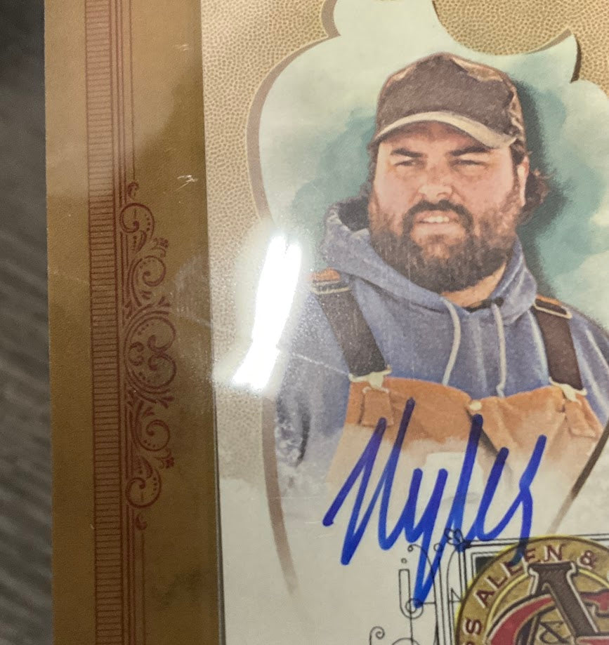 Myles Montplaisir 2023 Topps Allen & Ginter Mini Framed Auto #MA-MMO