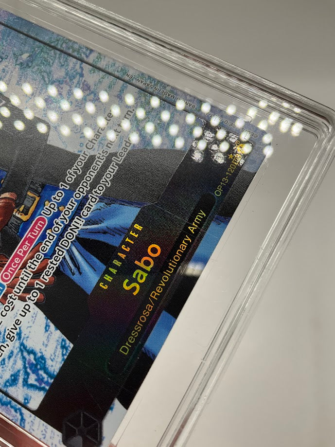 Sabo One Piece Card Game Carrying On His Will Alternate Art #120 TAG 10