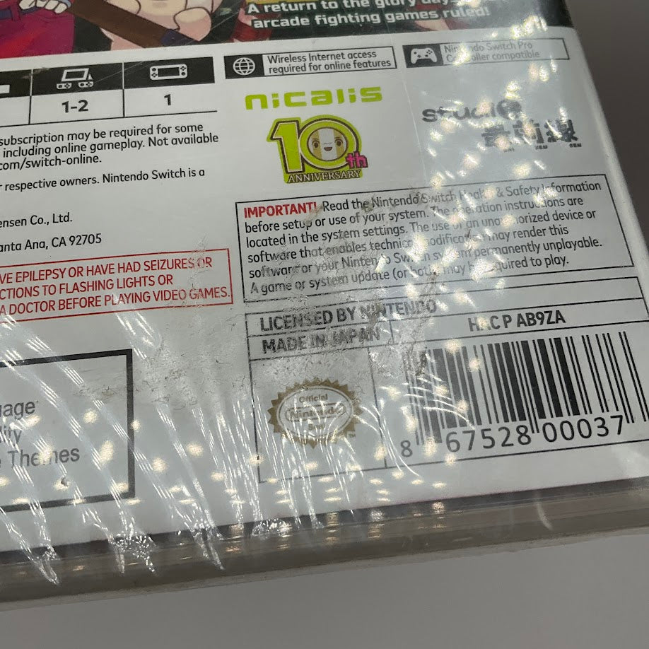 Blade Strangers Nintendo Switch Sealed