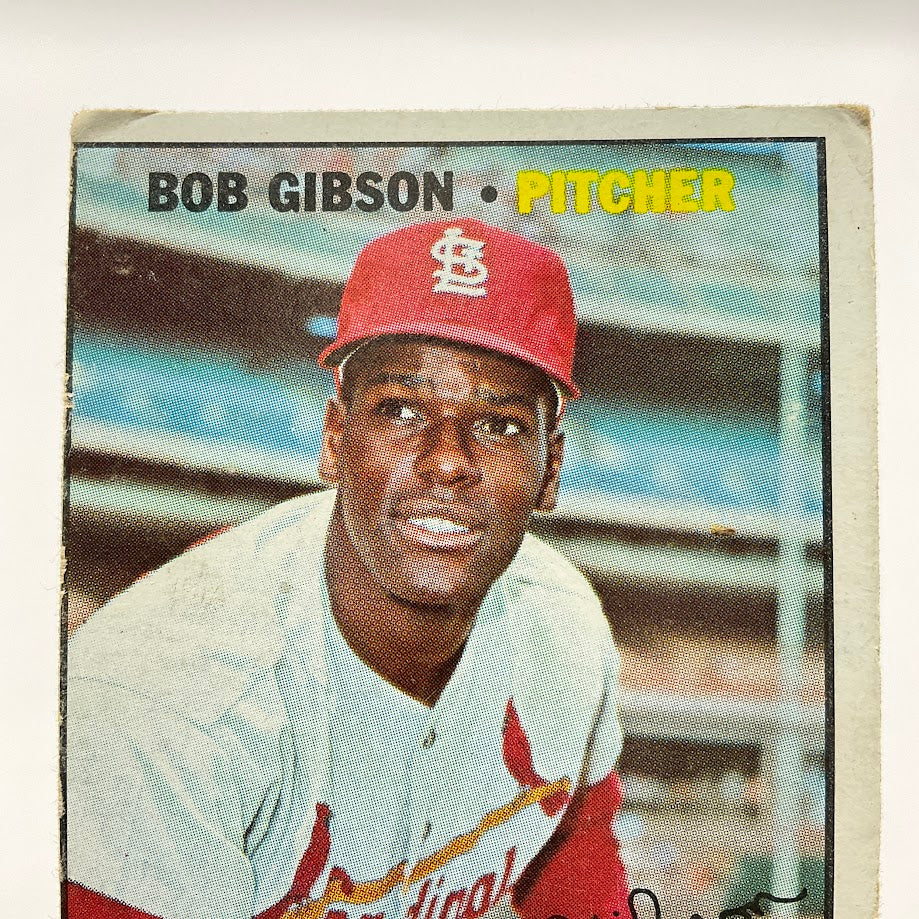 Bob Gibson 1967 Topps #210 St. Louis Cardinals PR #2 - Collector Store LLC