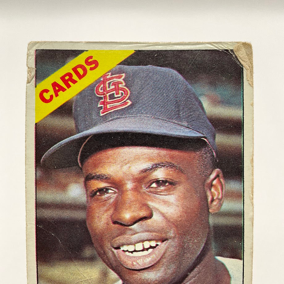 Lou Brock 1966 Topps #125 St. Louis Cardinals PR #2 - Collector Store LLC