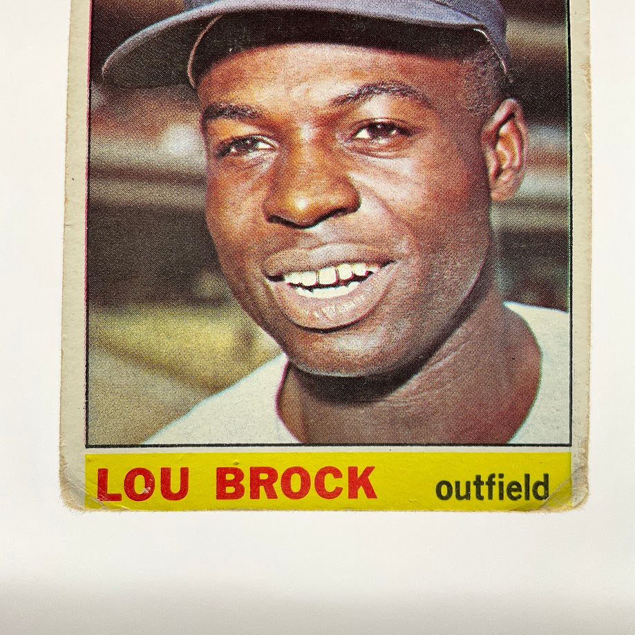 Lou Brock 1966 Topps #125 St. Louis Cardinals GD #1 - Collector Store LLC