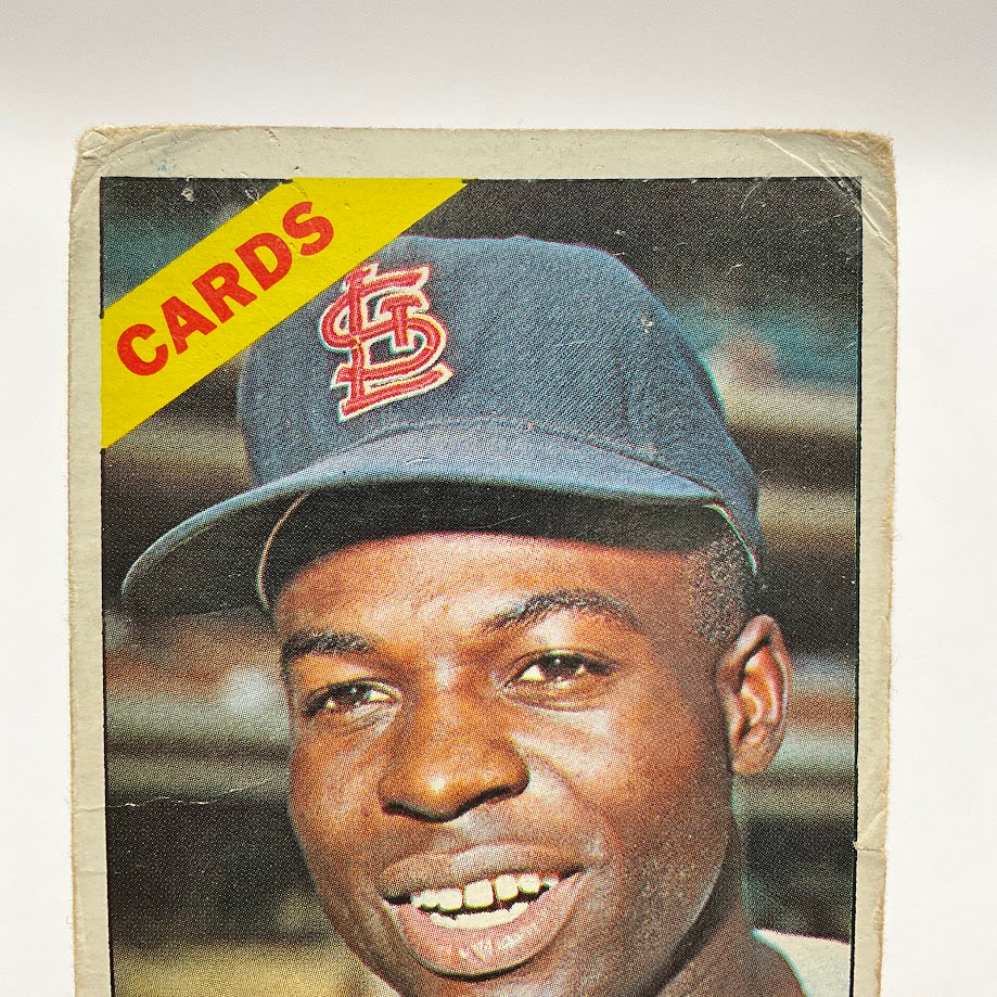 Lou Brock 1966 Topps #125 St. Louis Cardinals GD #2 - Collector Store LLC