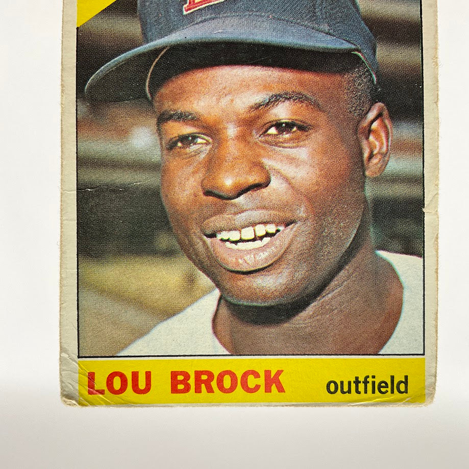Lou Brock 1966 Topps #125 St. Louis Cardinals GD #2 - Collector Store LLC