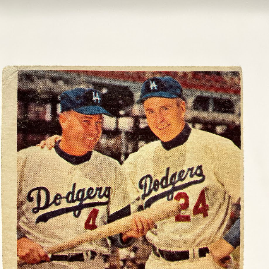 Dodgers' Boss & Power 1958 Topps Duke Snider / Walter Alston #314 GD - Collector Store LLC