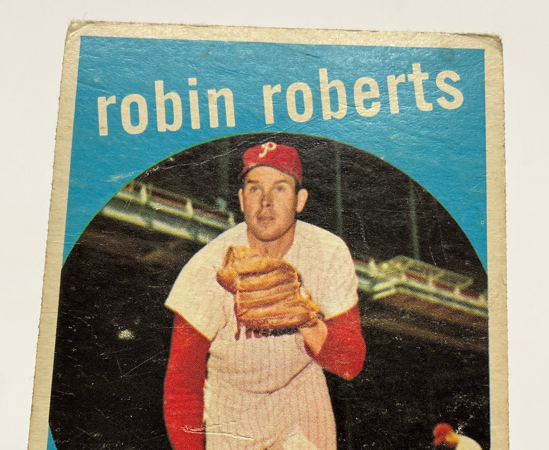 Robin Roberts 1959 Topps #352 Philadelphia Phillies GD - Collector Store LLC