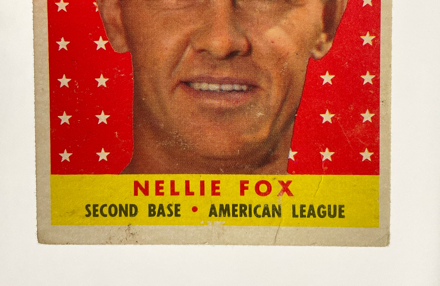 Nellie Fox 1958 Topps #479 Chicago White Sox VG-EX - Collector Store LLC
