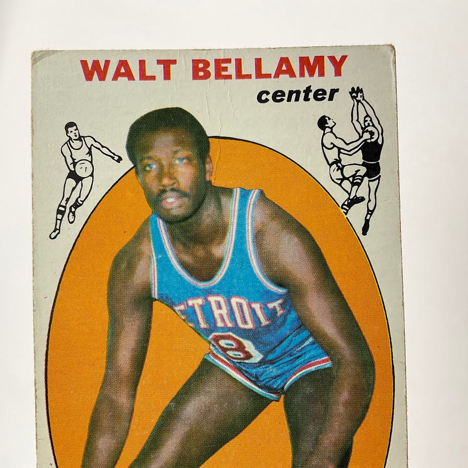 Walt Bellamy 1969-70 Topps Oversized #95 Detroit Pistons VG - Collector Store LLC