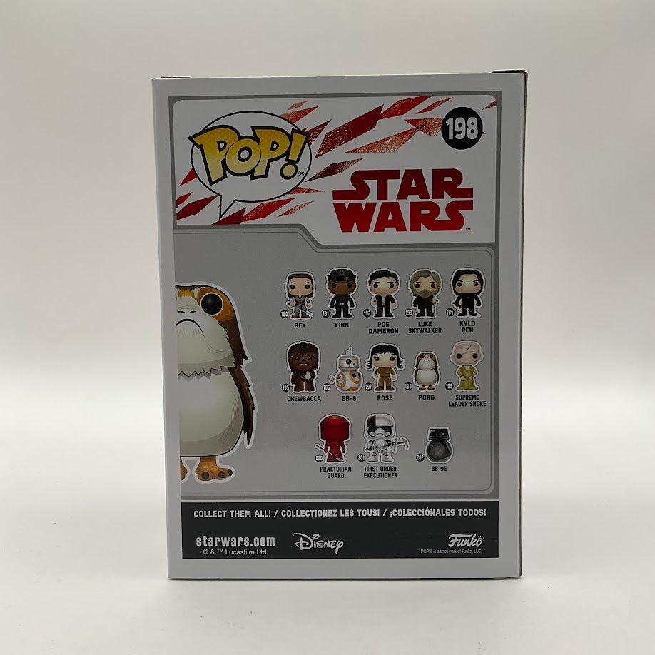 Porg Funko Pop! Star Wars #198 Flocked Chase Hot Topic Exclusive
