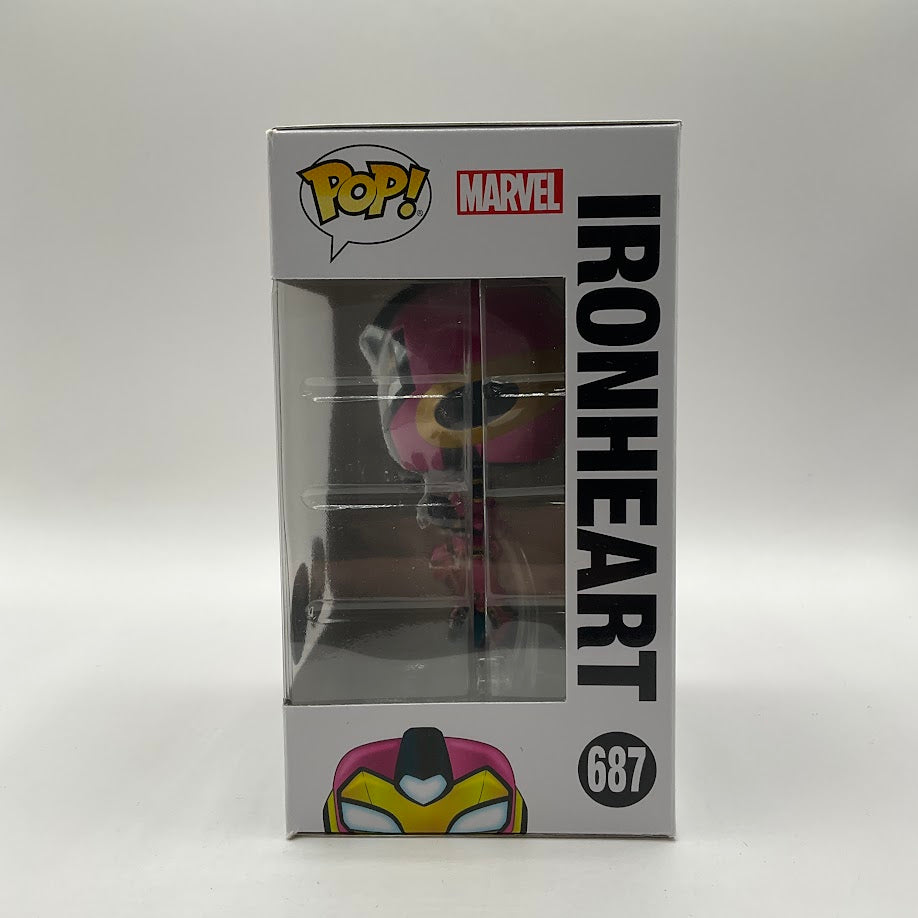 Ironheart Funko Pop! Marvel #687 GITD Chase Pop in a Box